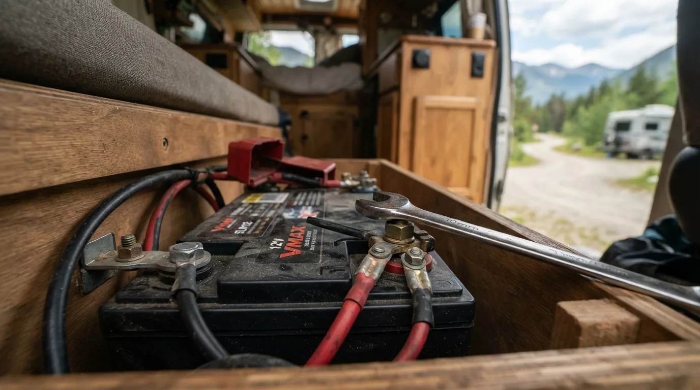 Batteria e impianto elettrico del camper: i segnali di allarme prima del viaggio