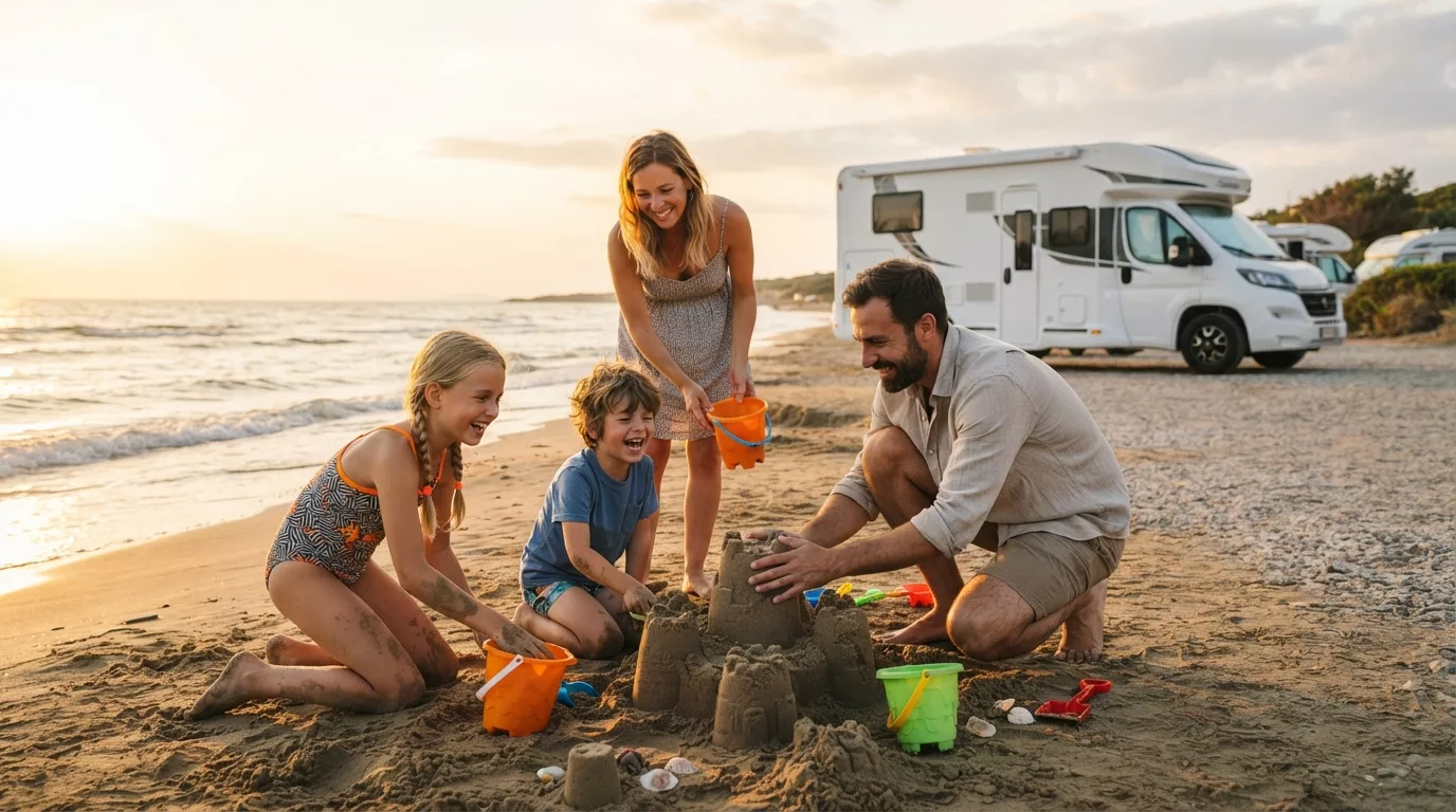 Camper al mare con bambini: spiagge libere e aree attrezzate per vacanze spensierate