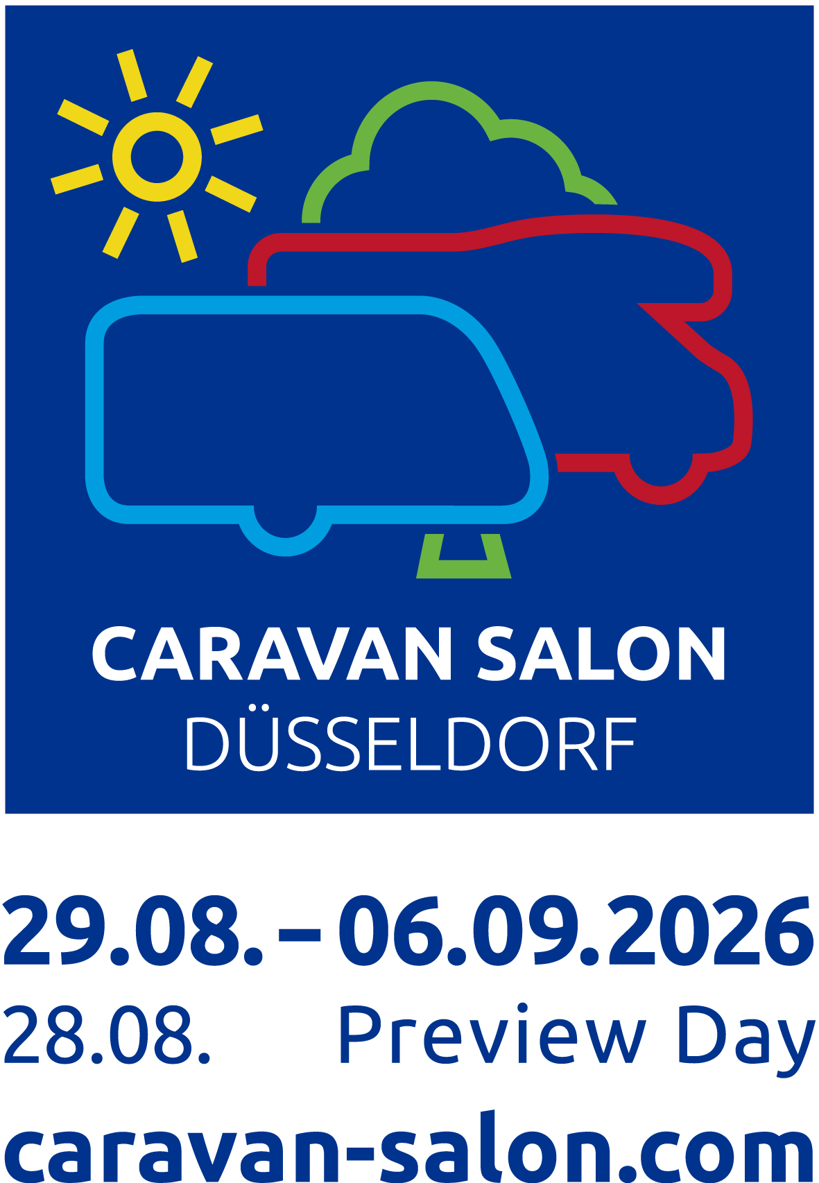 Logo ufficiale Caravan Salon Düsseldorf 2026