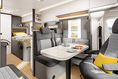 Hobby Prestige T 740 interno