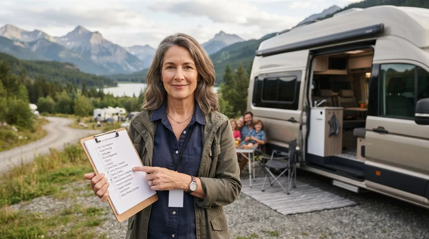 Checklist pre-partenza camper: 15 punti essenziali in 30 minuti per famiglie camperiste