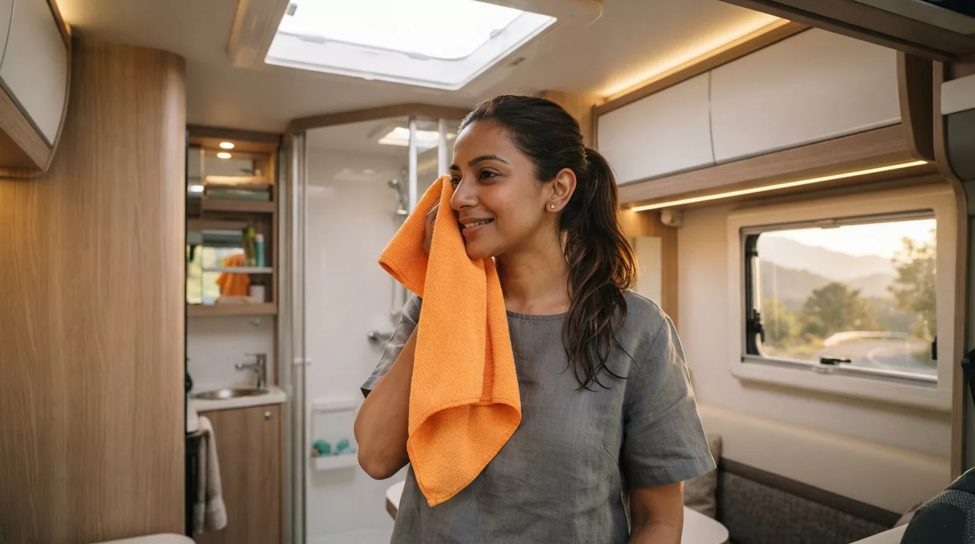 Doccia in camper vs area sosta: la scelta che fa la differenza in viaggio