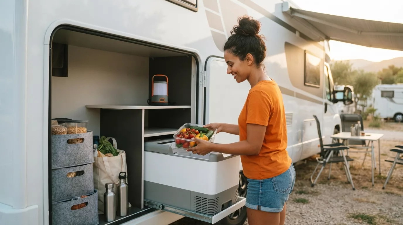 Frigo pieno in estate: organizzare la spesa settimanale in camper