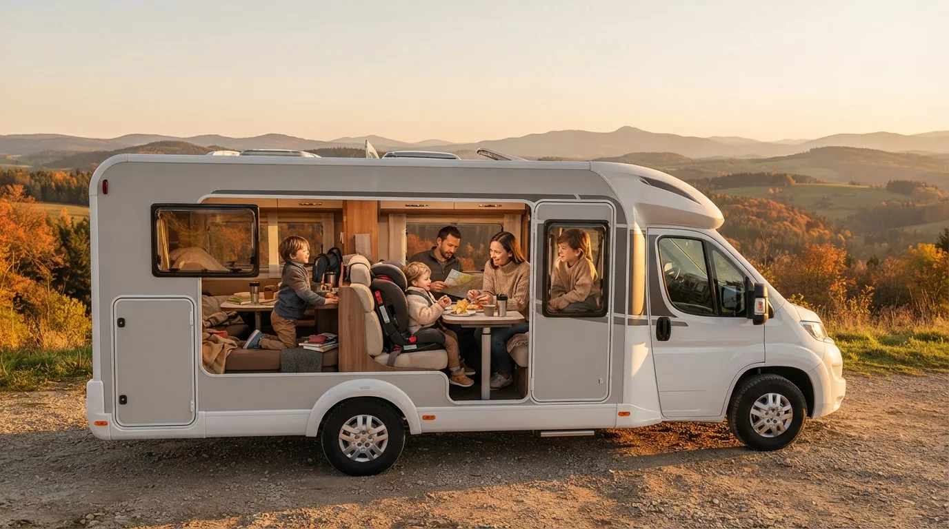 Sicurezza in camper: cinture, seggiolini e normativa per una vacanza serena